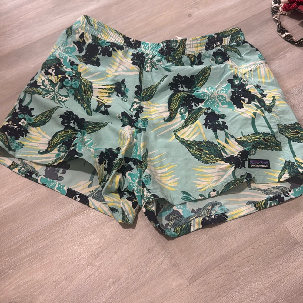 Patagonia‎ Baggies Shorts Womens S Floral Athleisure Outdoors Gorpcore